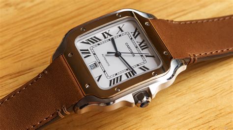 cartier santos watch leather strap|cartier watch strap instructions.